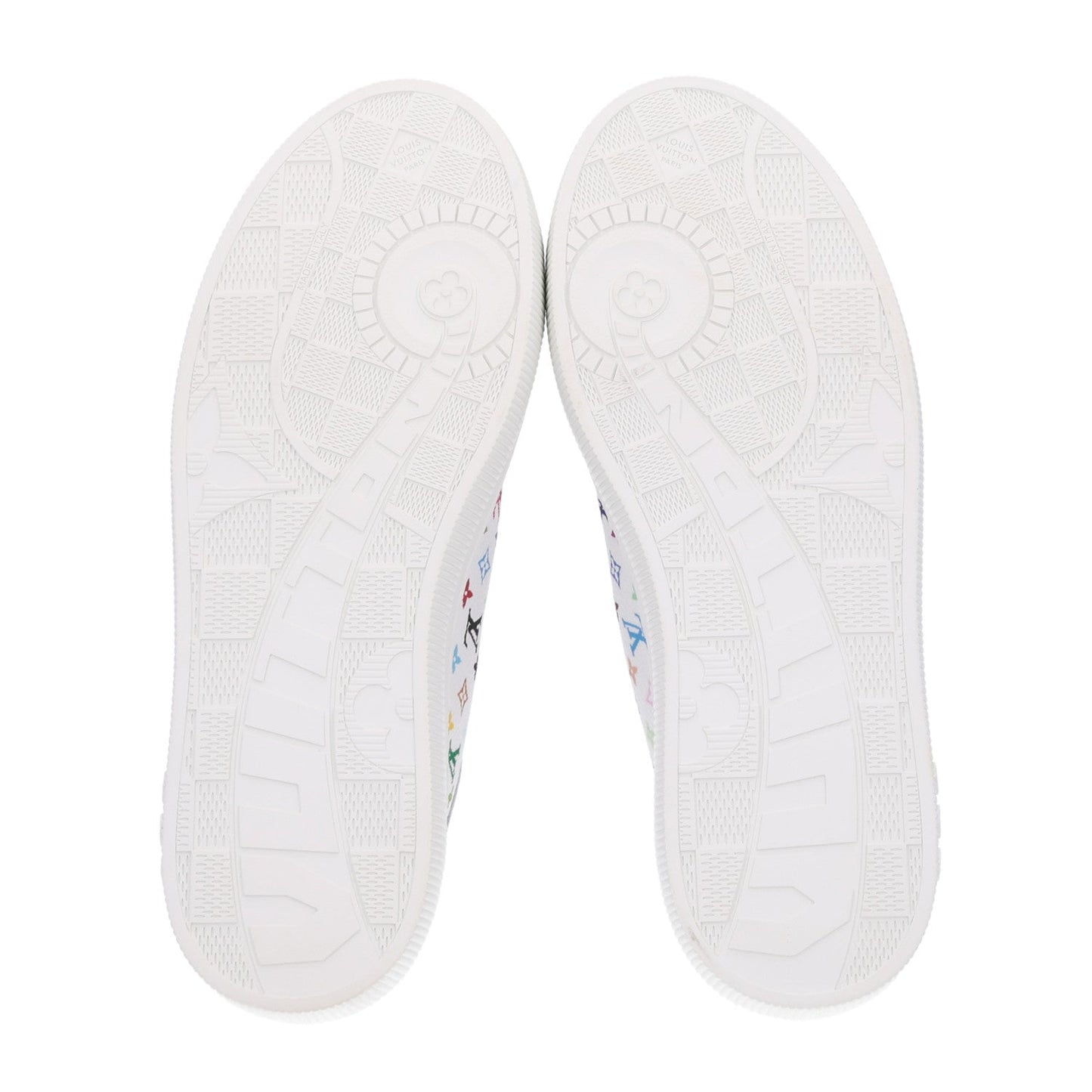 LV X TM Calfskin Monogram Multicolor Lagoon Sneakers 40 White
