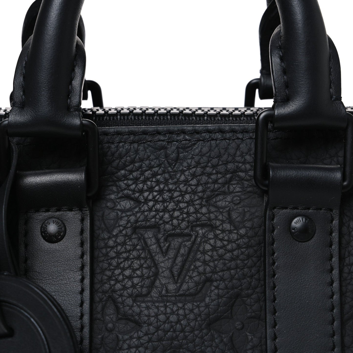 Monogram Taurillon Keepall Bandouliere 25 Black
