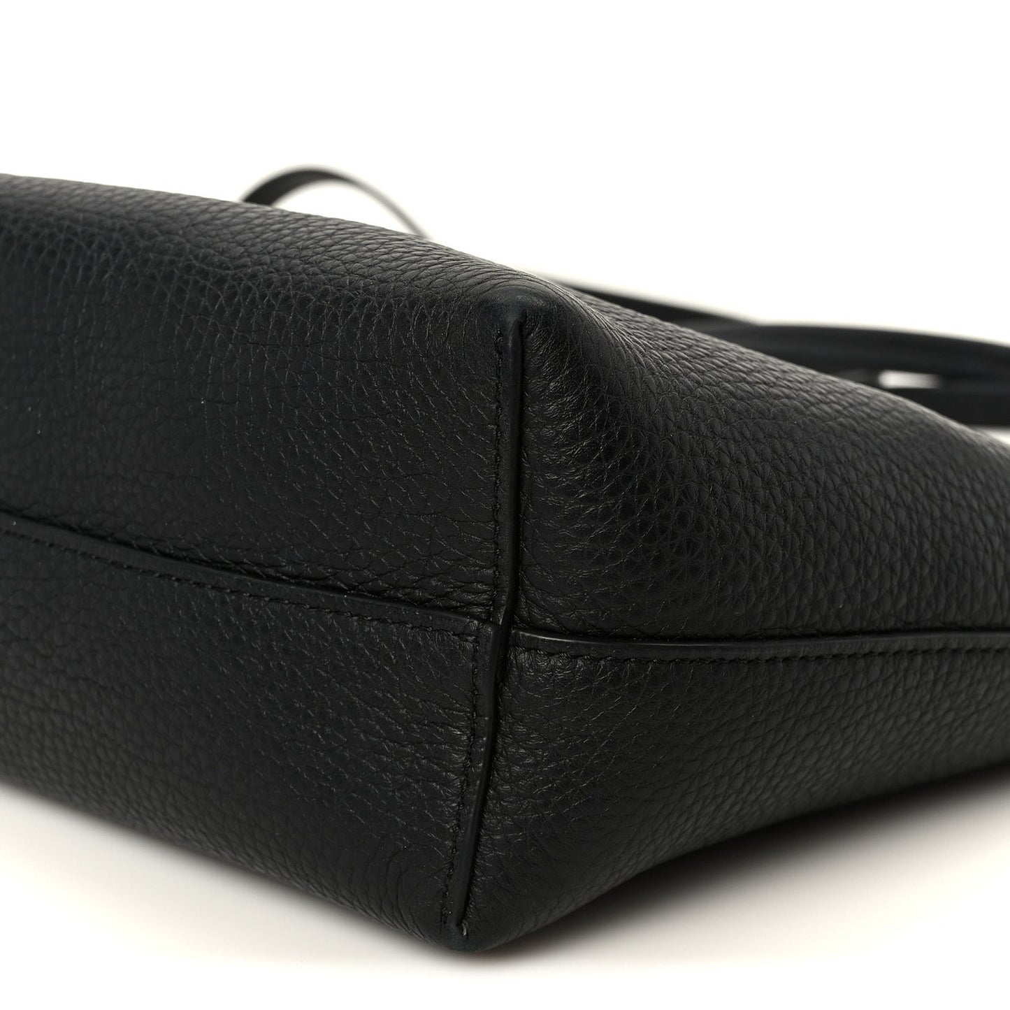Grained Calfskin Small Park Tote Black