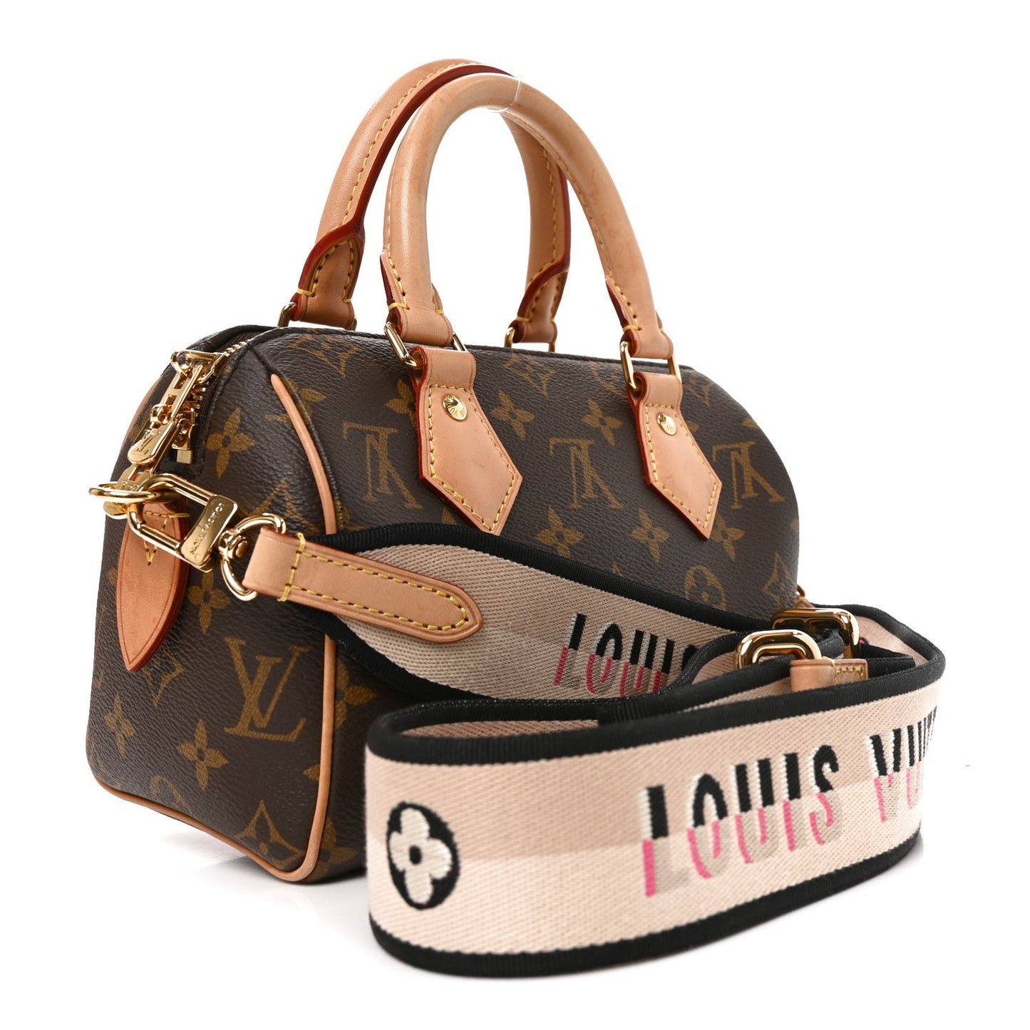 Monogram Speedy Bandouliere 20 Black