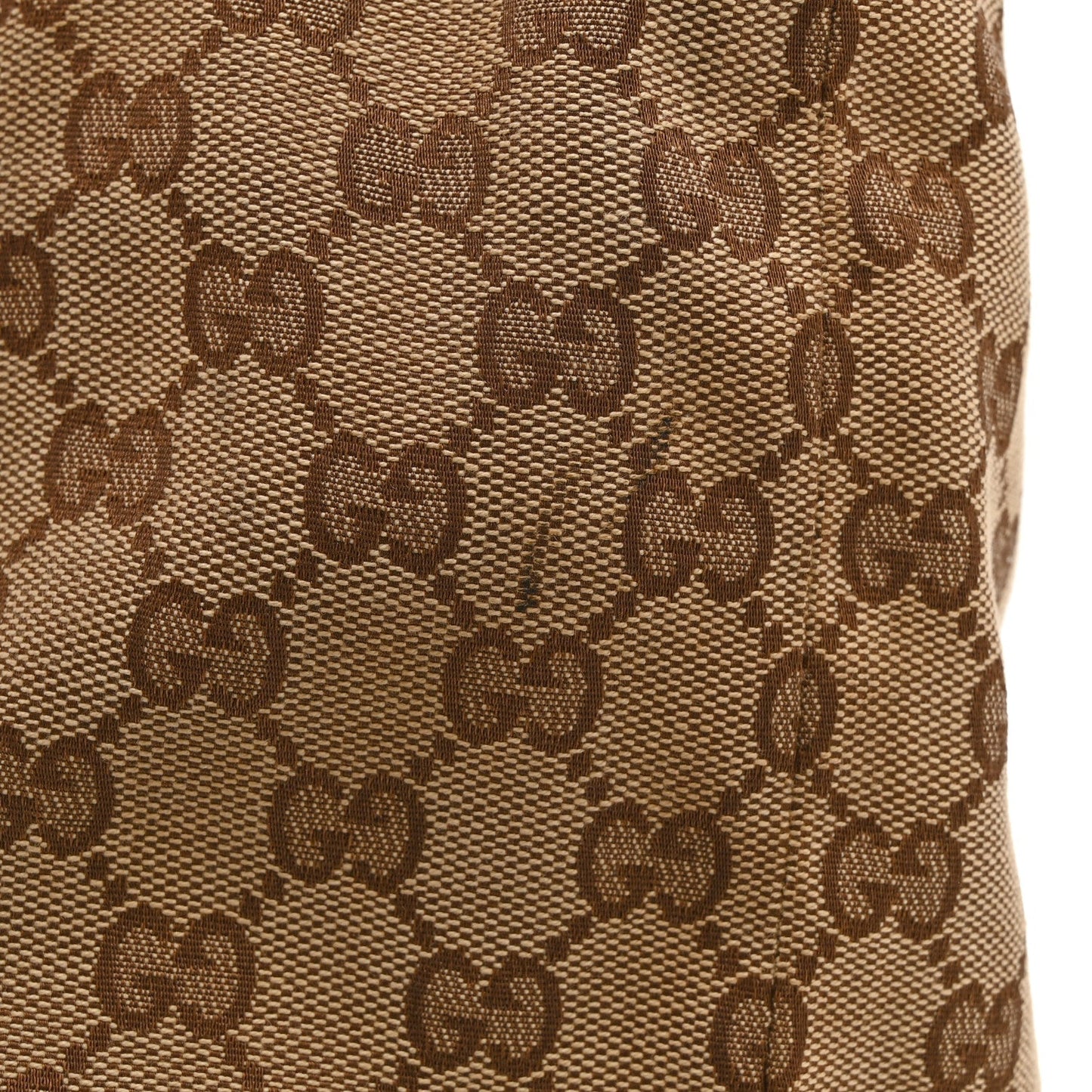 GG Monogram Medium Handle Vertical Tote Bag Dark Brown