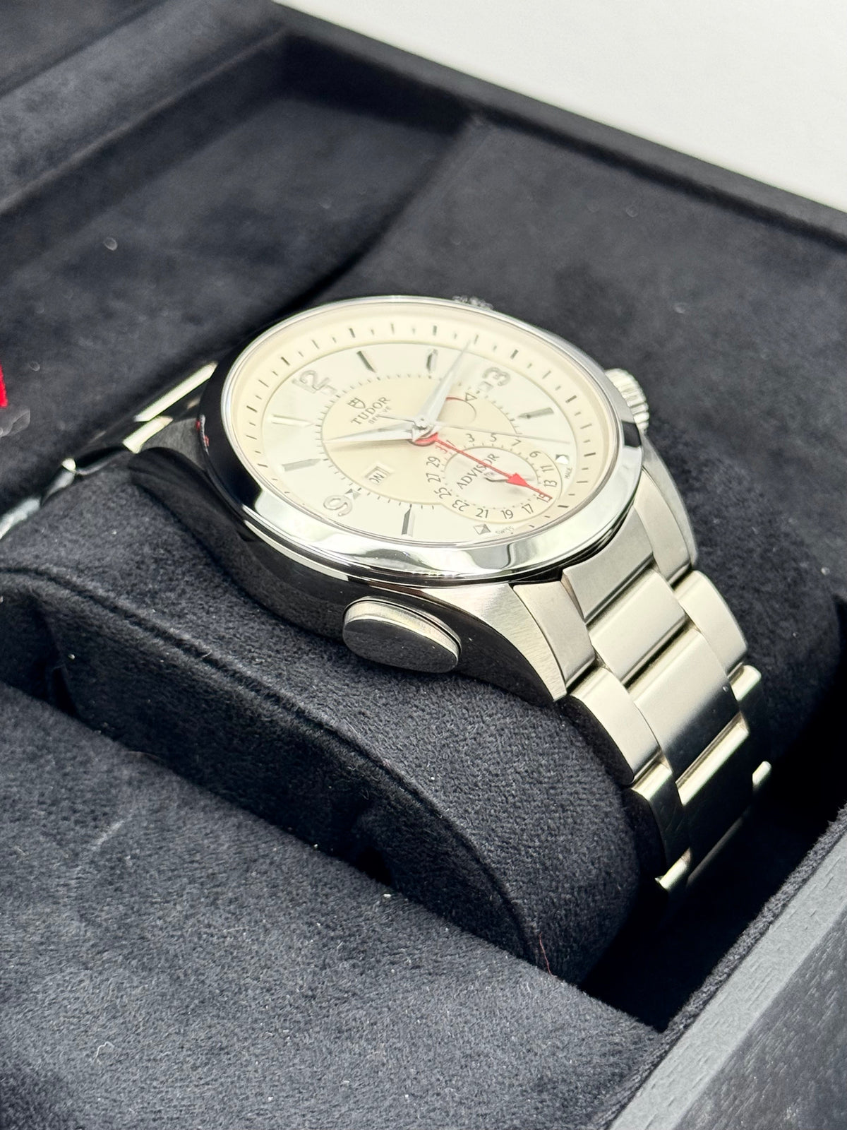 Tudor Heritage Advisor 42mm 79620T Stainless Steel White Dial