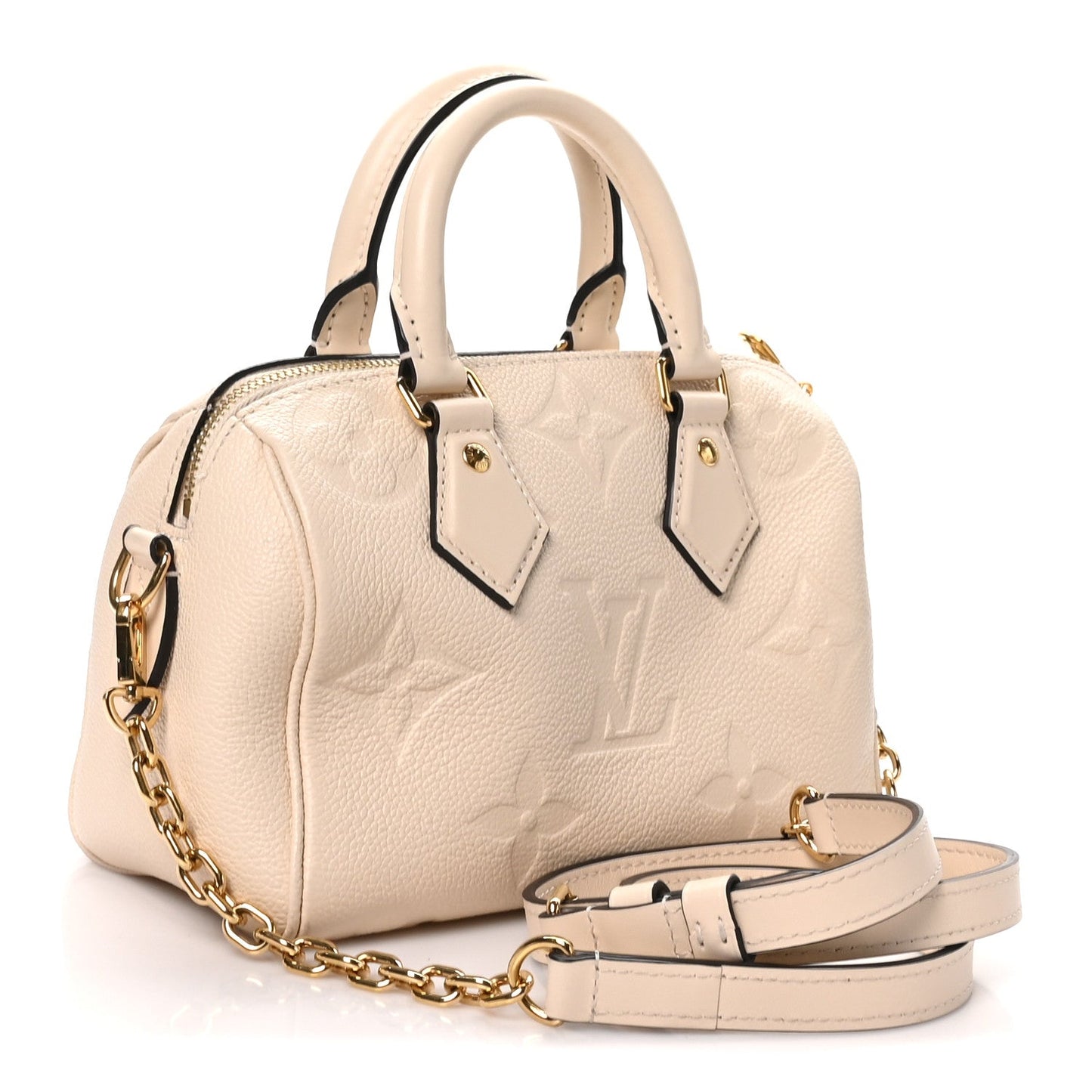 Empreinte Monogram Giant Speedy Bandouliere 20 Creme