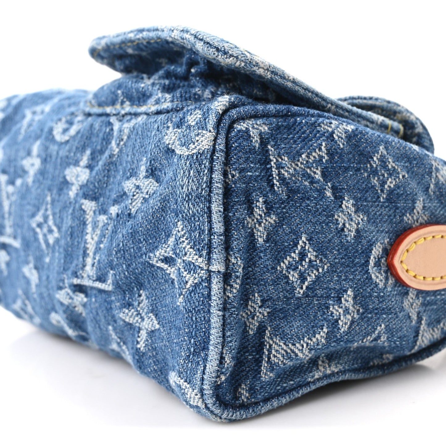 Monogram Denim Nano Speedy Blue