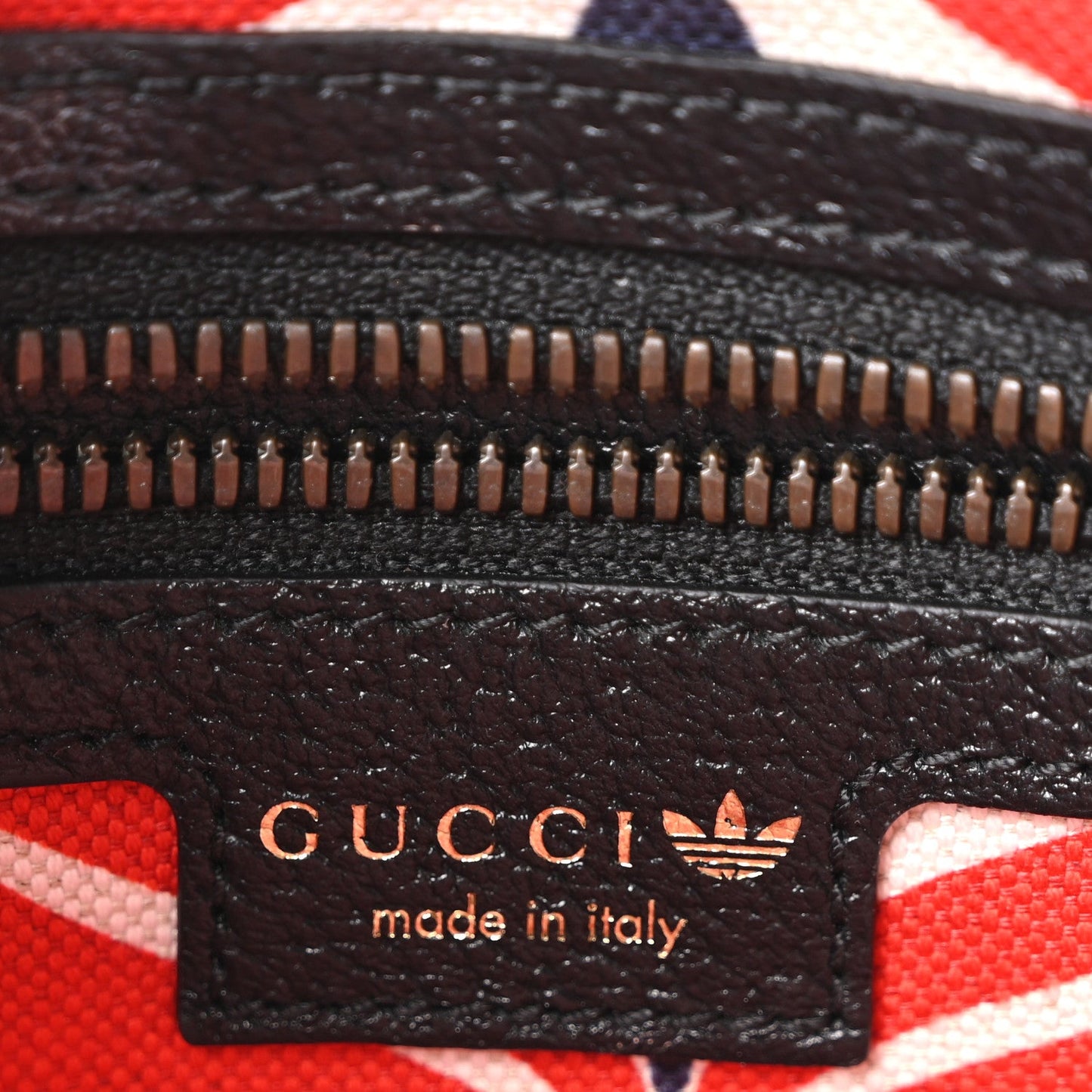 X ADIDAS Textured Dollar Calfskin Belt Bag Black