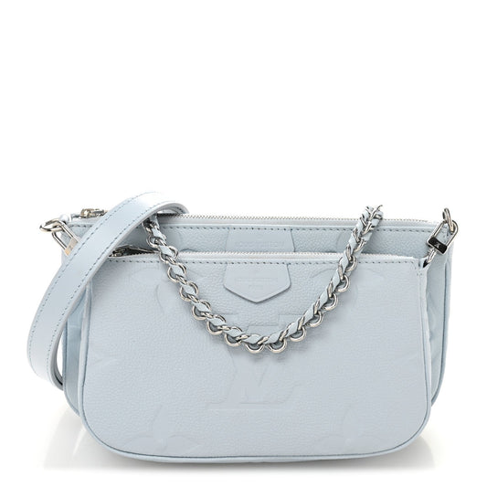 Empreinte Monogram Giant Multi Pochette Accessories Washed Blue