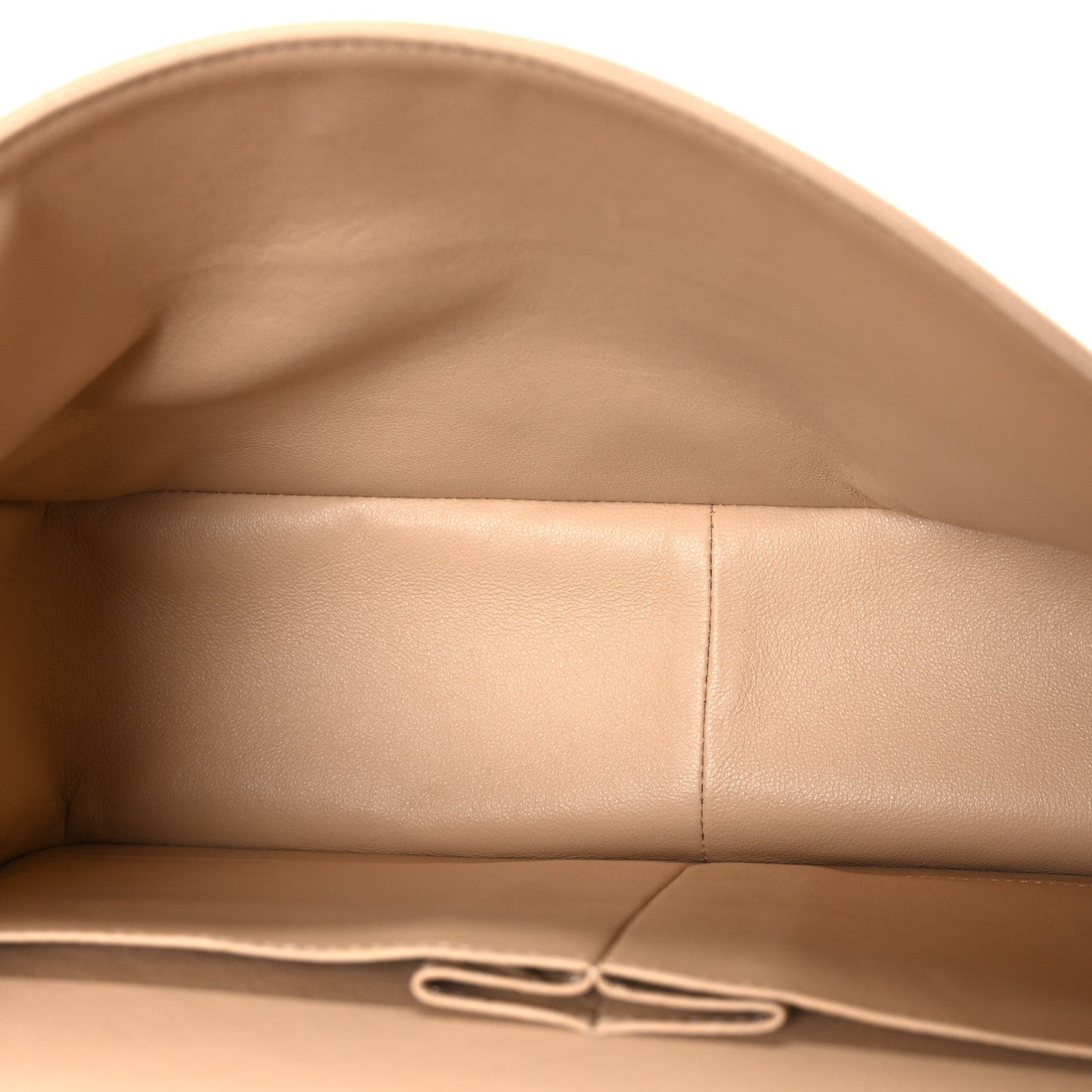 Caviar Quilted Jumbo Double Flap Beige