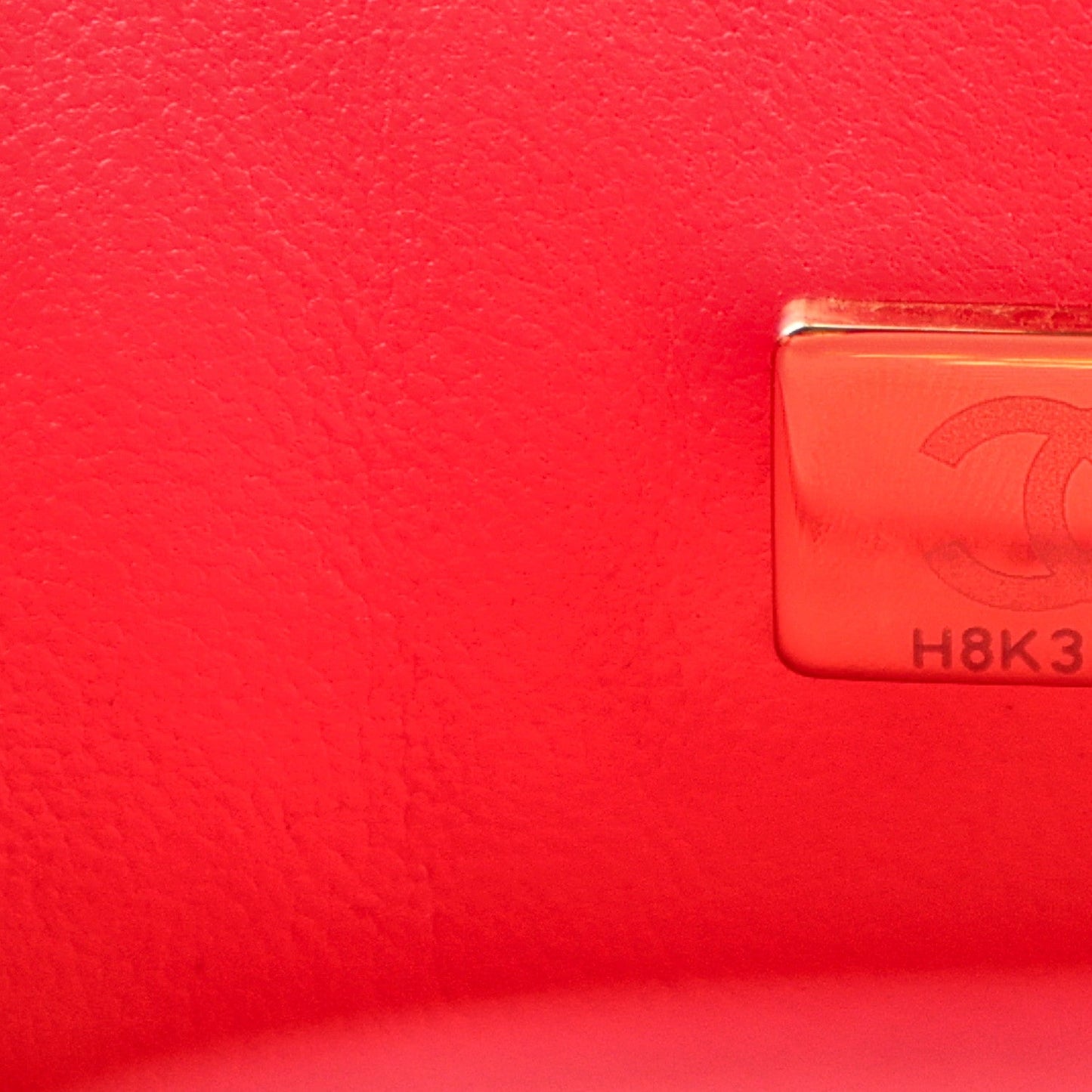 Caviar Quilted Small Double Flap Red