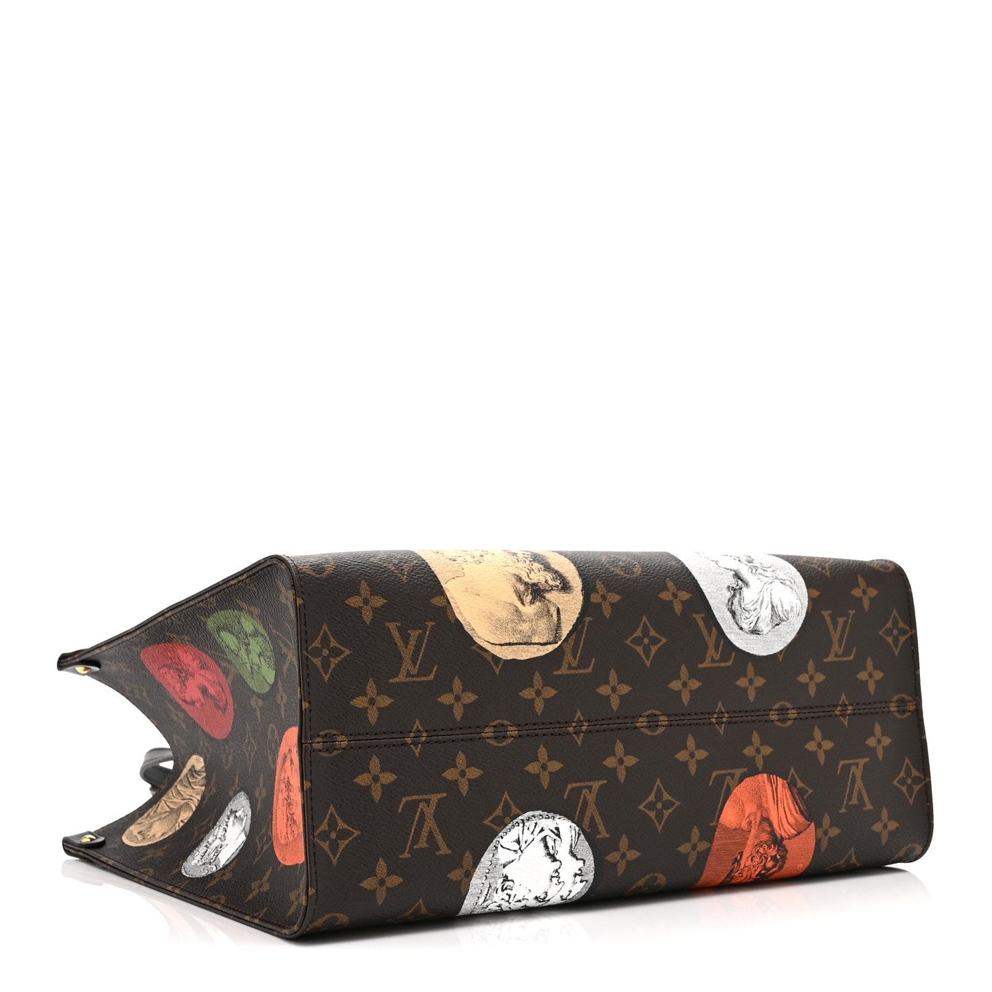 X FORNASETTI Monogram Cameo Onthego MM