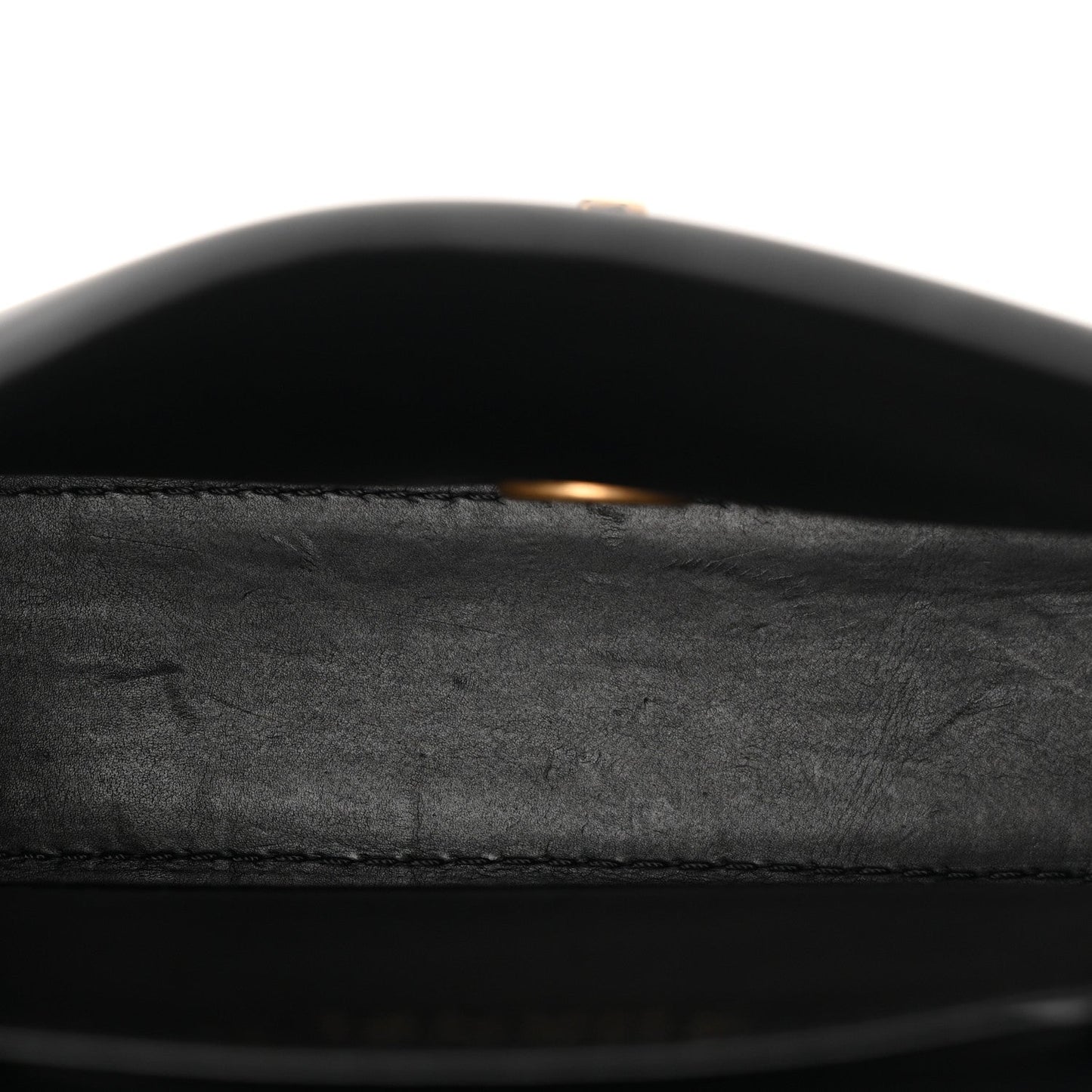 Calfskin Quilted Mini Nailed CC Flap Bag Black