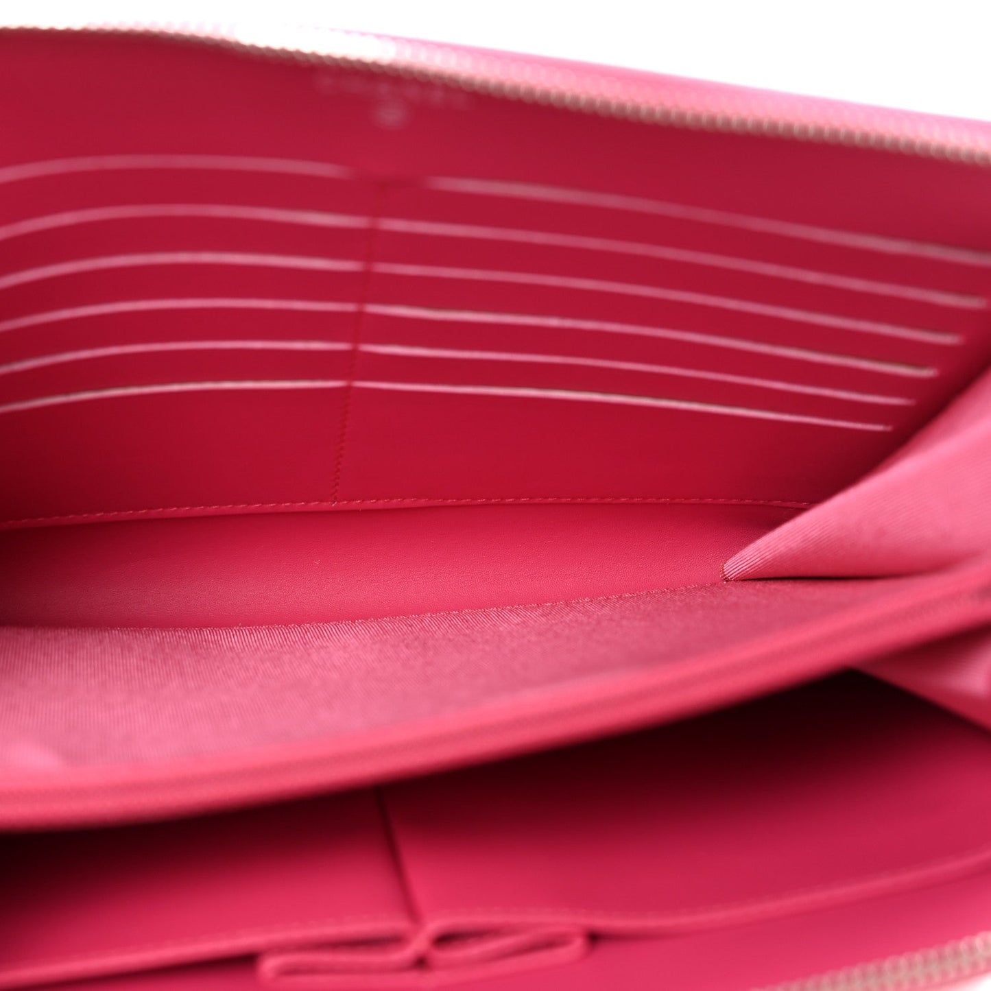 Patent Quilted Organizer Pouch Pink