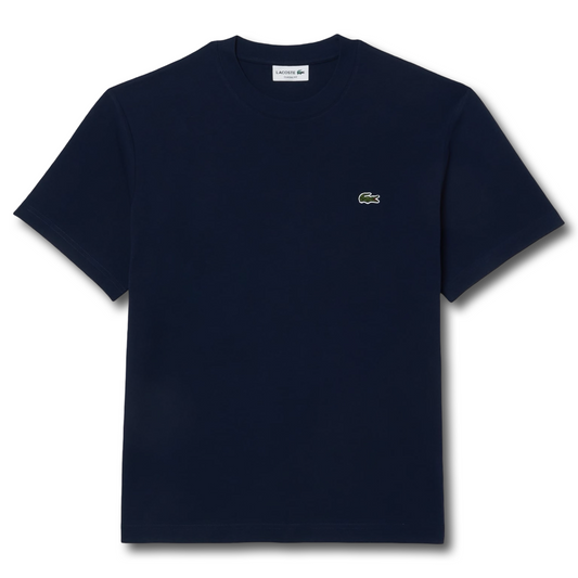 LACOSTE CLASSIC FIT CREW NECK T-SHIRT Men’s /NAVY BLUE -166
