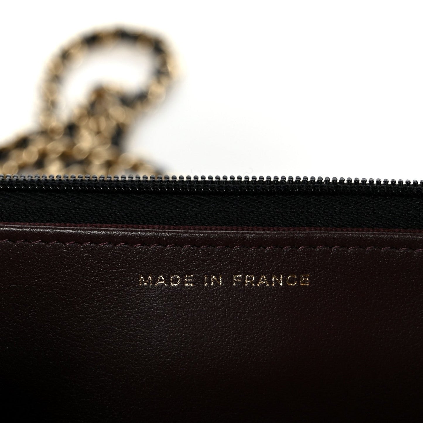 Caviar Quilted CC Turnlock Wallet On Chain WOC Black