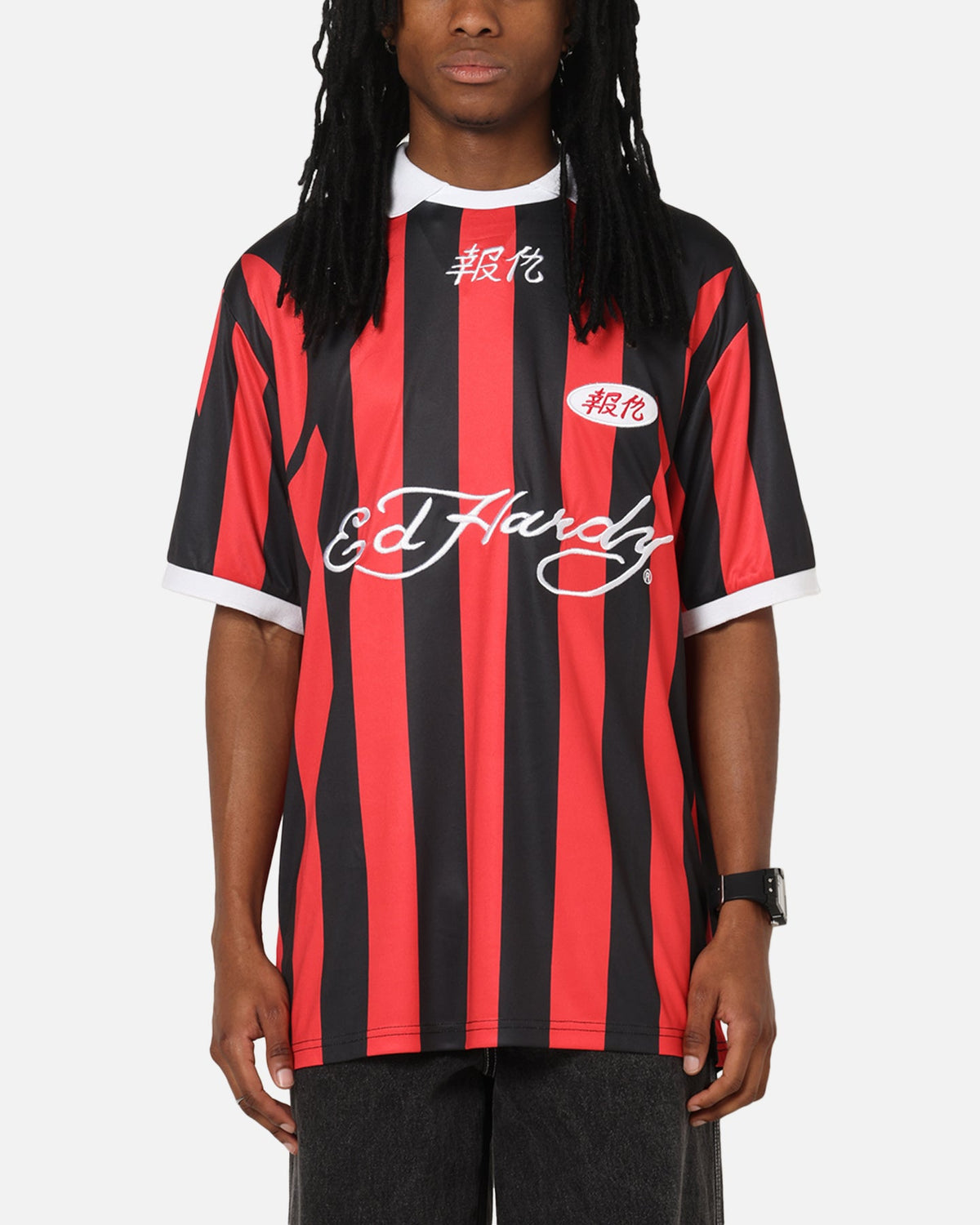 Ed Hardy Shinjuku Jersey Red/Black