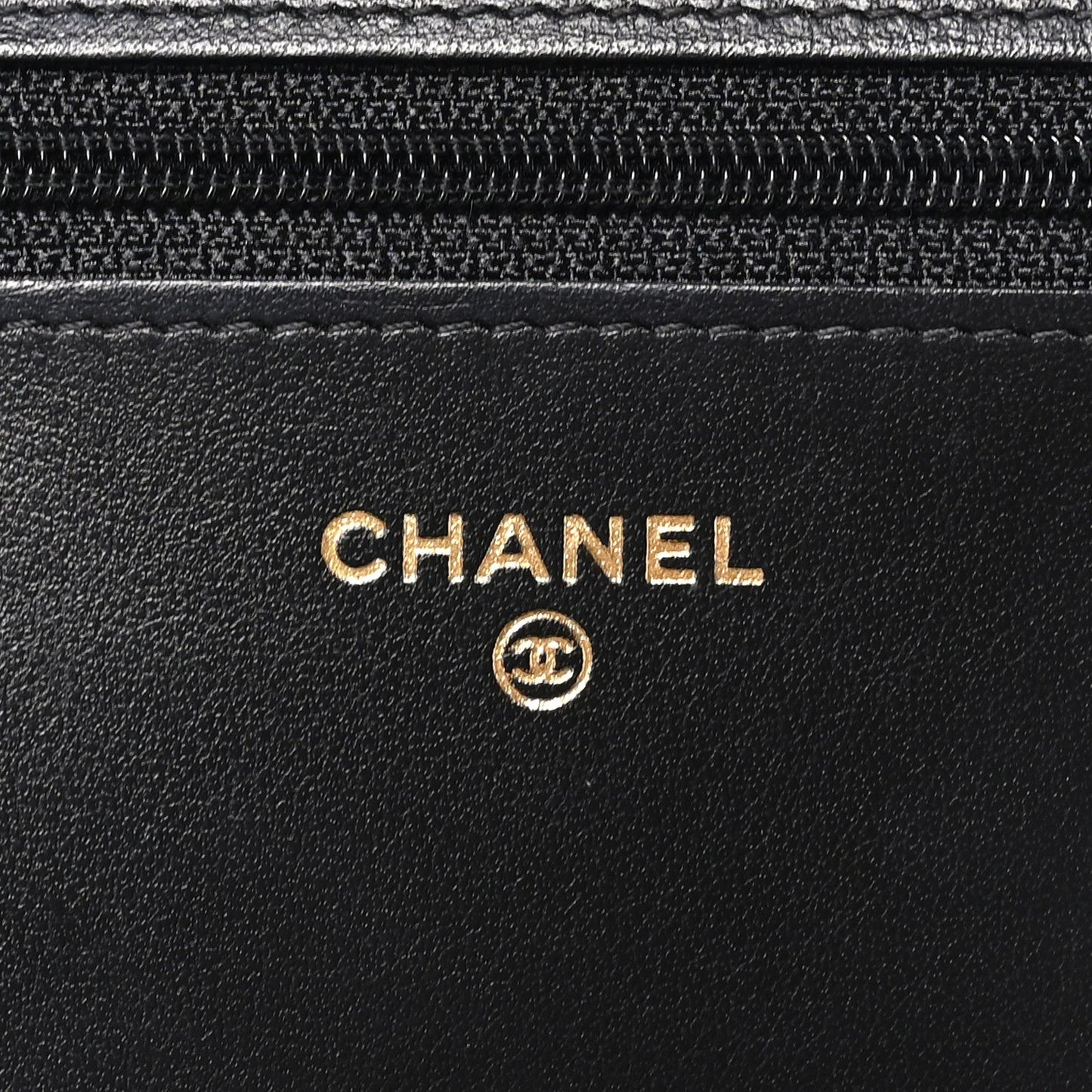 Caviar Quilted Boy Wallet On Chain WOC Black