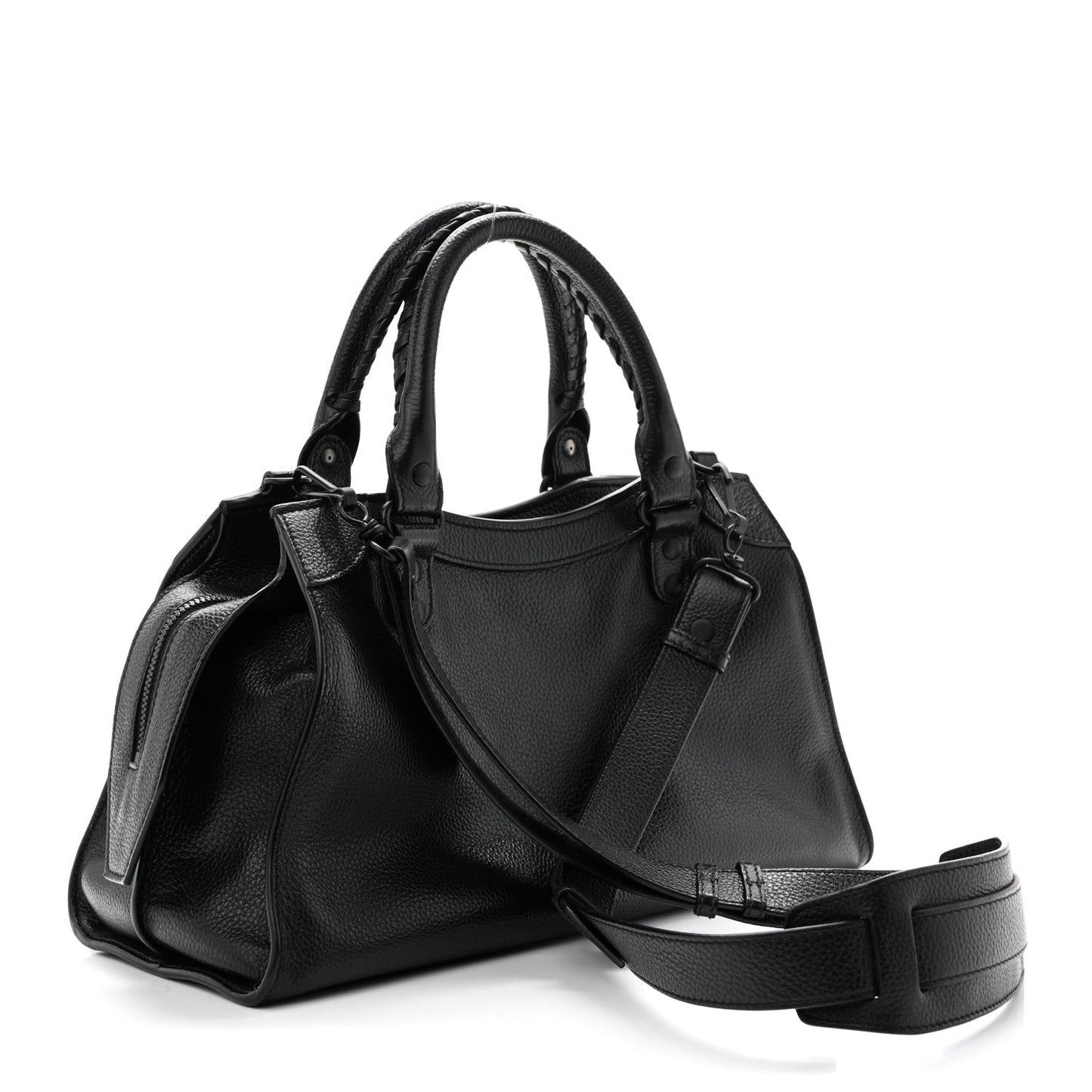 Grained Calfskin Neo Classic Black Hardware S City Black