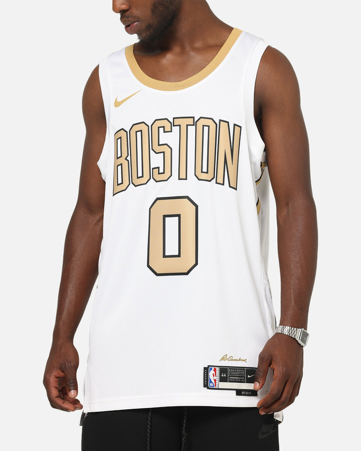 Nike Jayson Tatum Boston Celtics #0 City Edition Dri-FIT NBA Swingman Jersey White