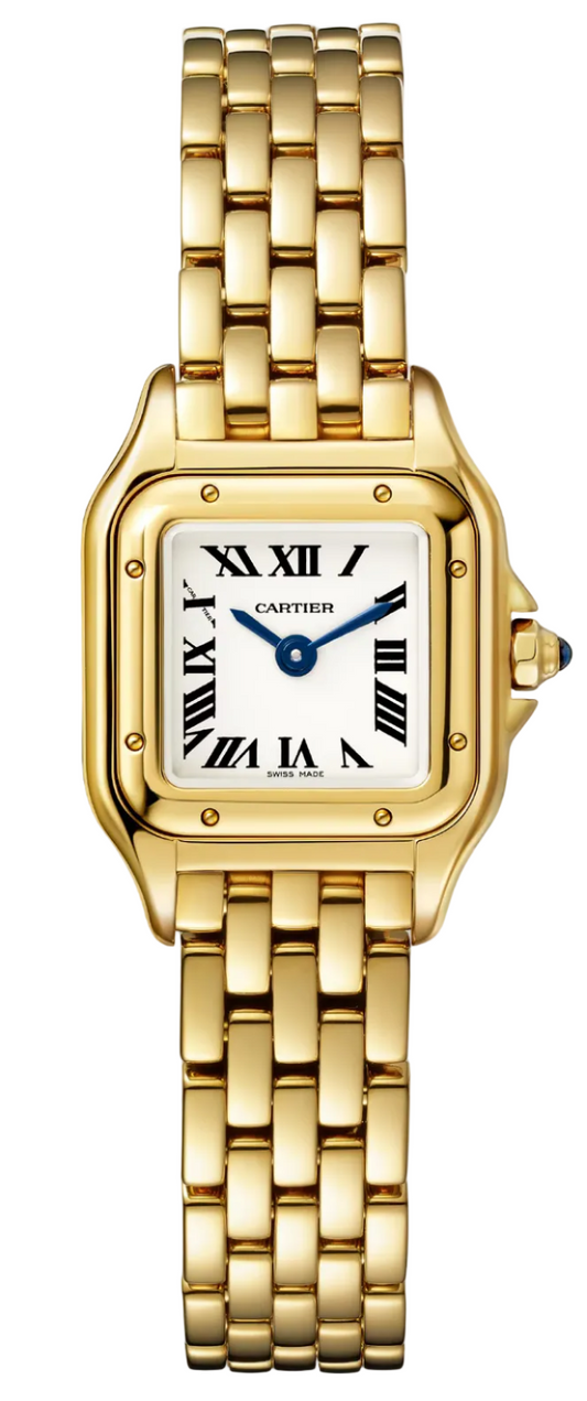 Cartier Panthere De Cartier Solid Yellow Gold Women's Watch WGPN0048