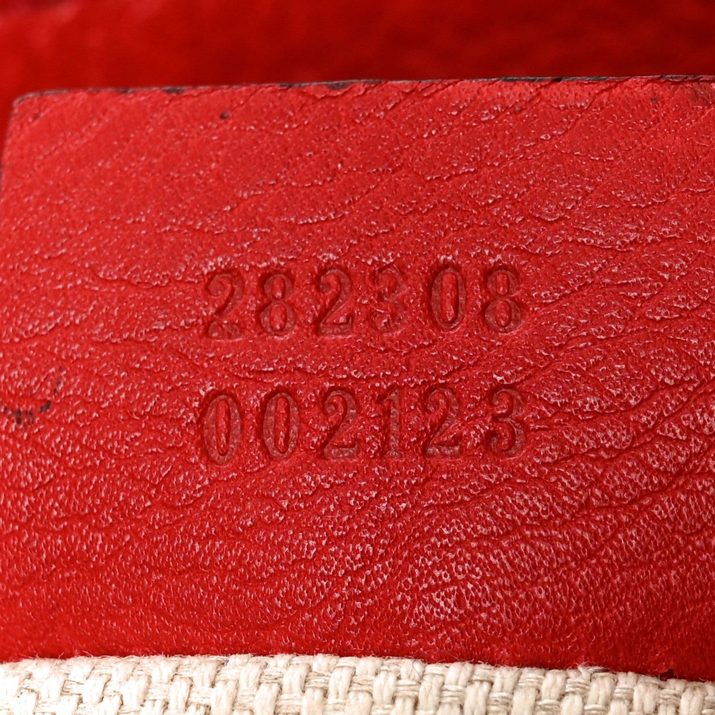 Pebbled Calfskin Large Soho Shoulder Bag Red