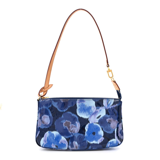 Vernis Ikat Pochette Accessories NM Grand Blue