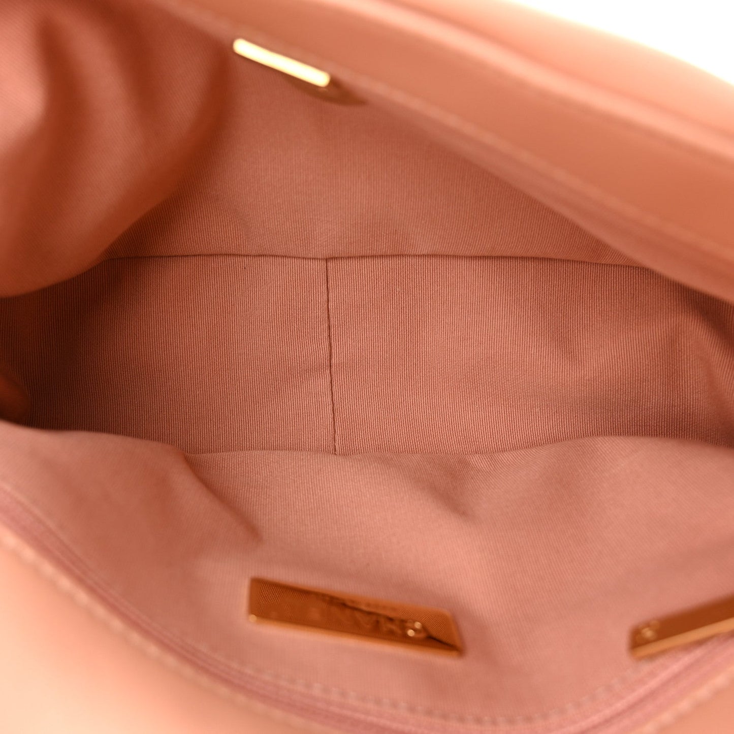Lambskin Quilted Medium Chanel 19 Flap Beige