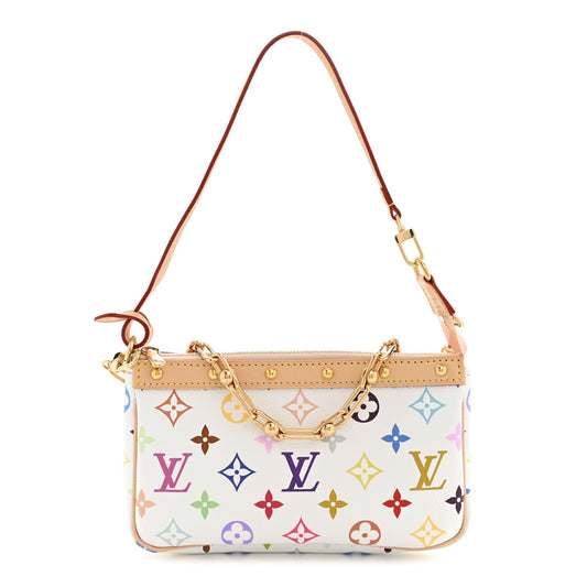 LV X TM Monogram Multicolor Pochette Accessories White