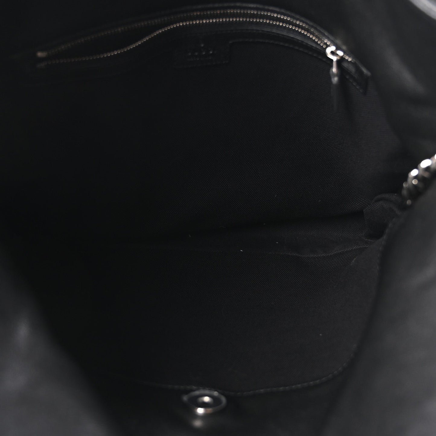 Sakai Be Green Calfskin Diagonal Stitched Medium Blondie Tote Black
