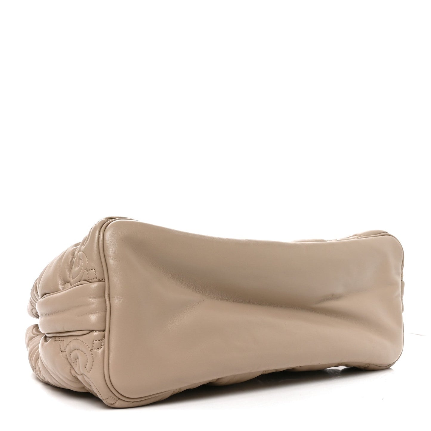 Calfskin GG Matelasse Large Tote Beige