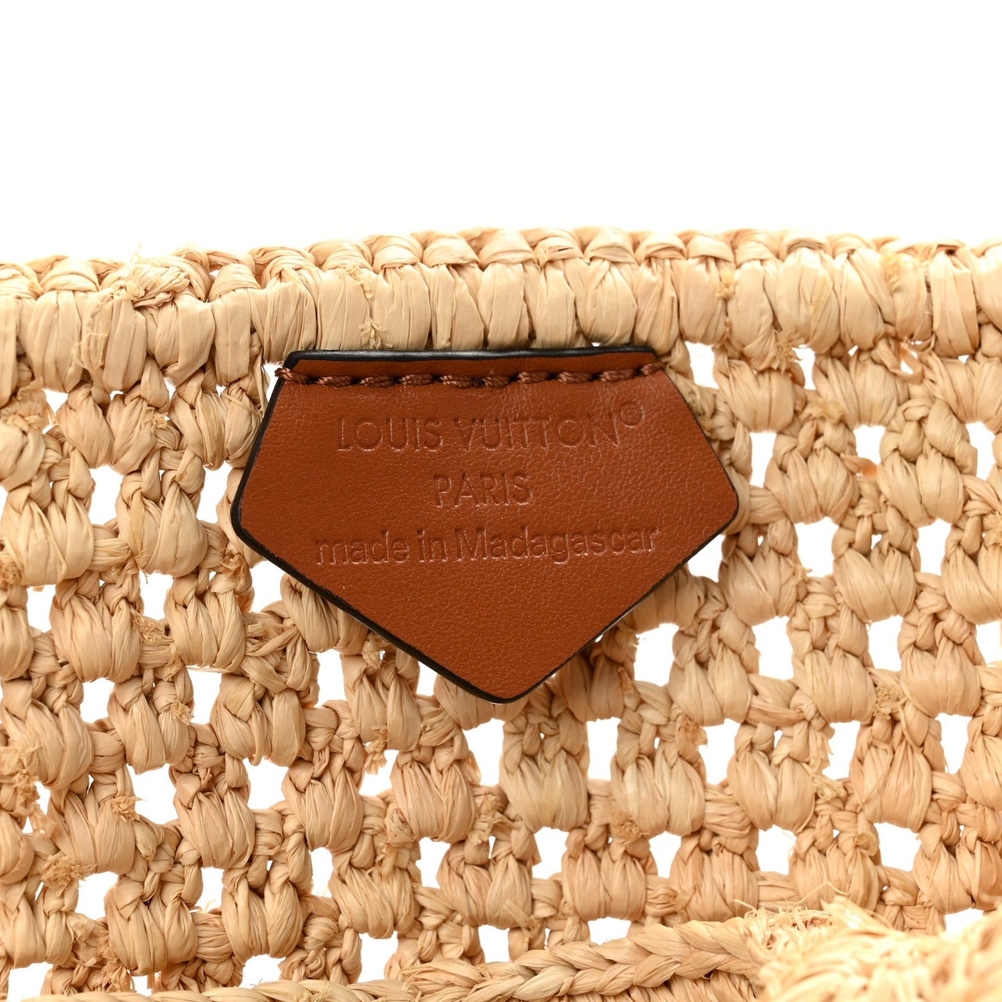 Raffia Calfskin Forte Del Marmi OnTheGo MM Natural Fuchsia