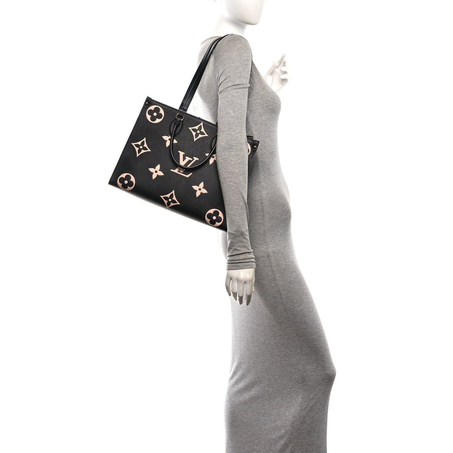 Empreinte Monogram Giant Onthego MM Black Beige