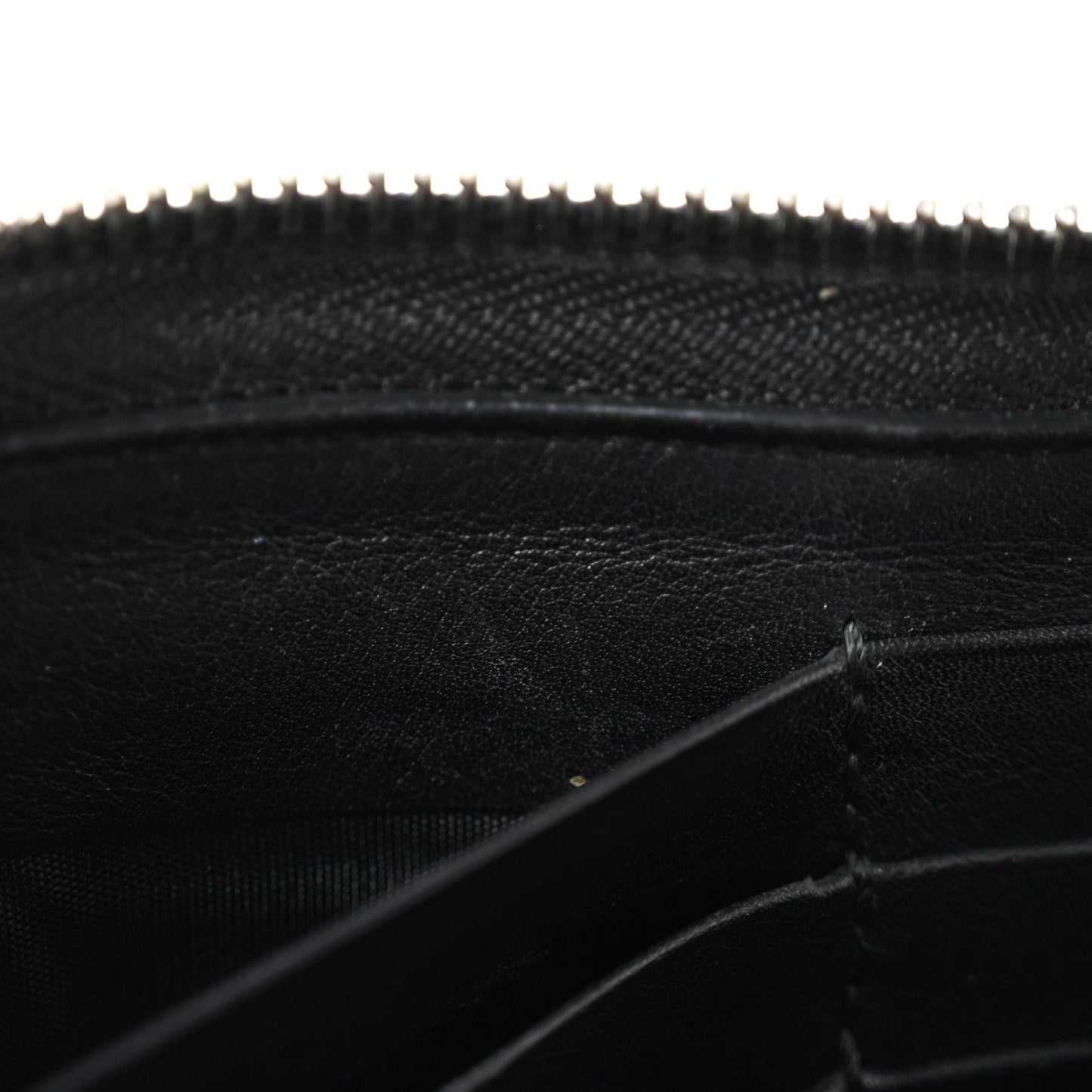 Guccissima Signature Microguccissima Bree Zip Around Wallet Black