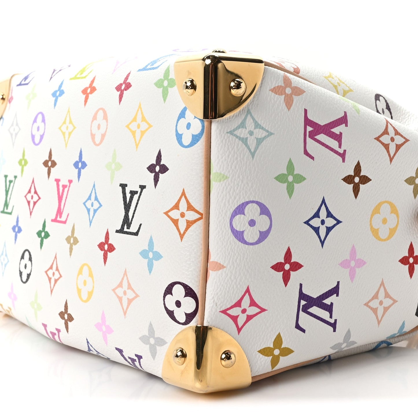 LV X TM Monogram Multicolor Speedy Bandouliere 25 White