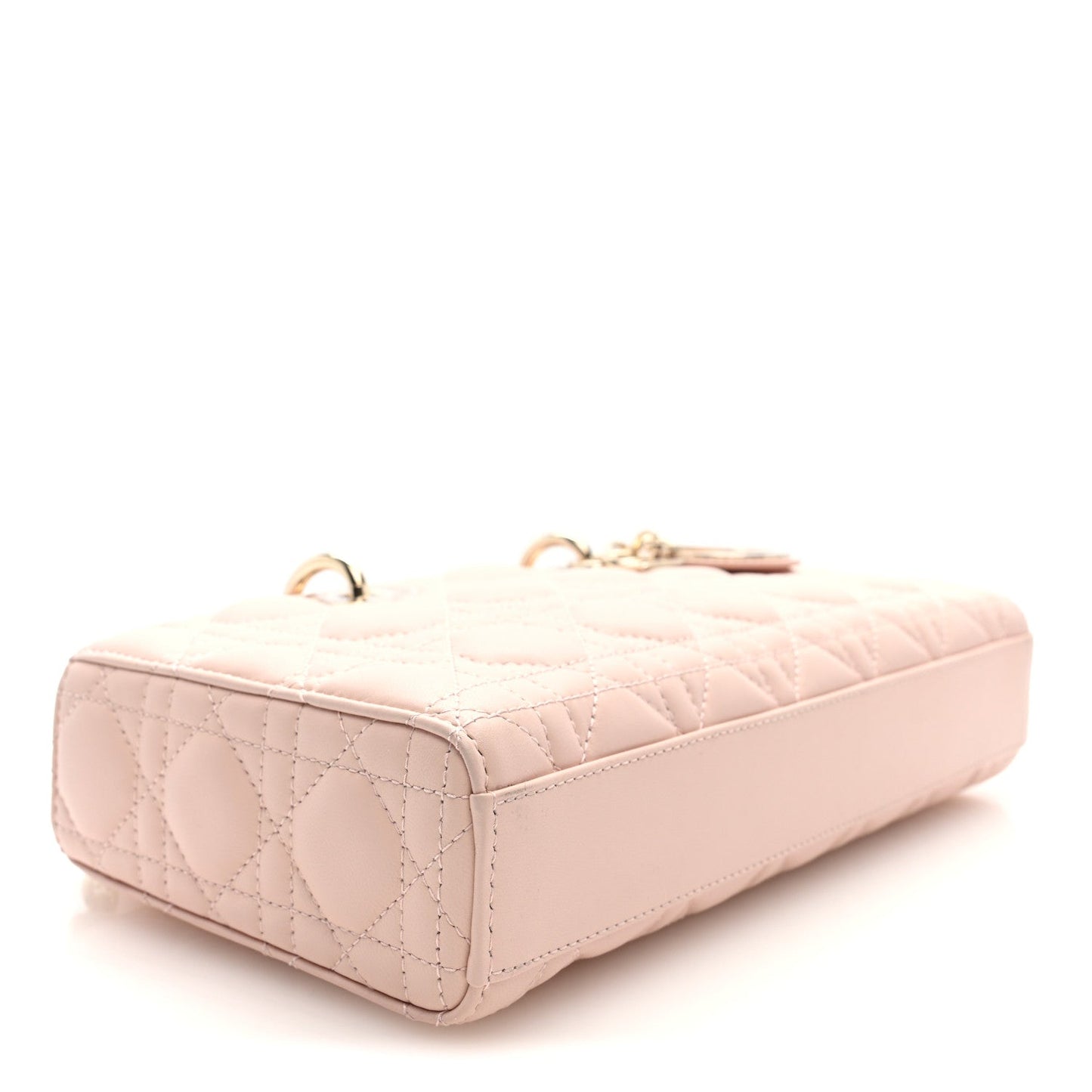 Lambskin Cannage Medium Lady D-Joy Powder Pink
