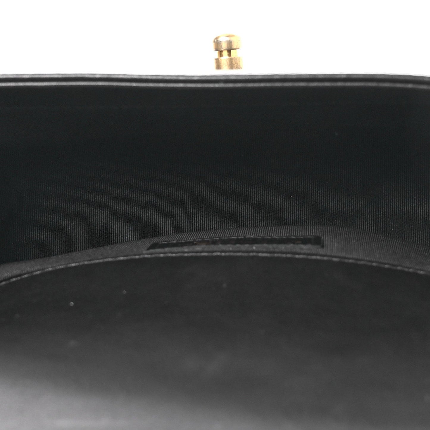 Calfskin Chevron Quilted Medium Boy Flap Black