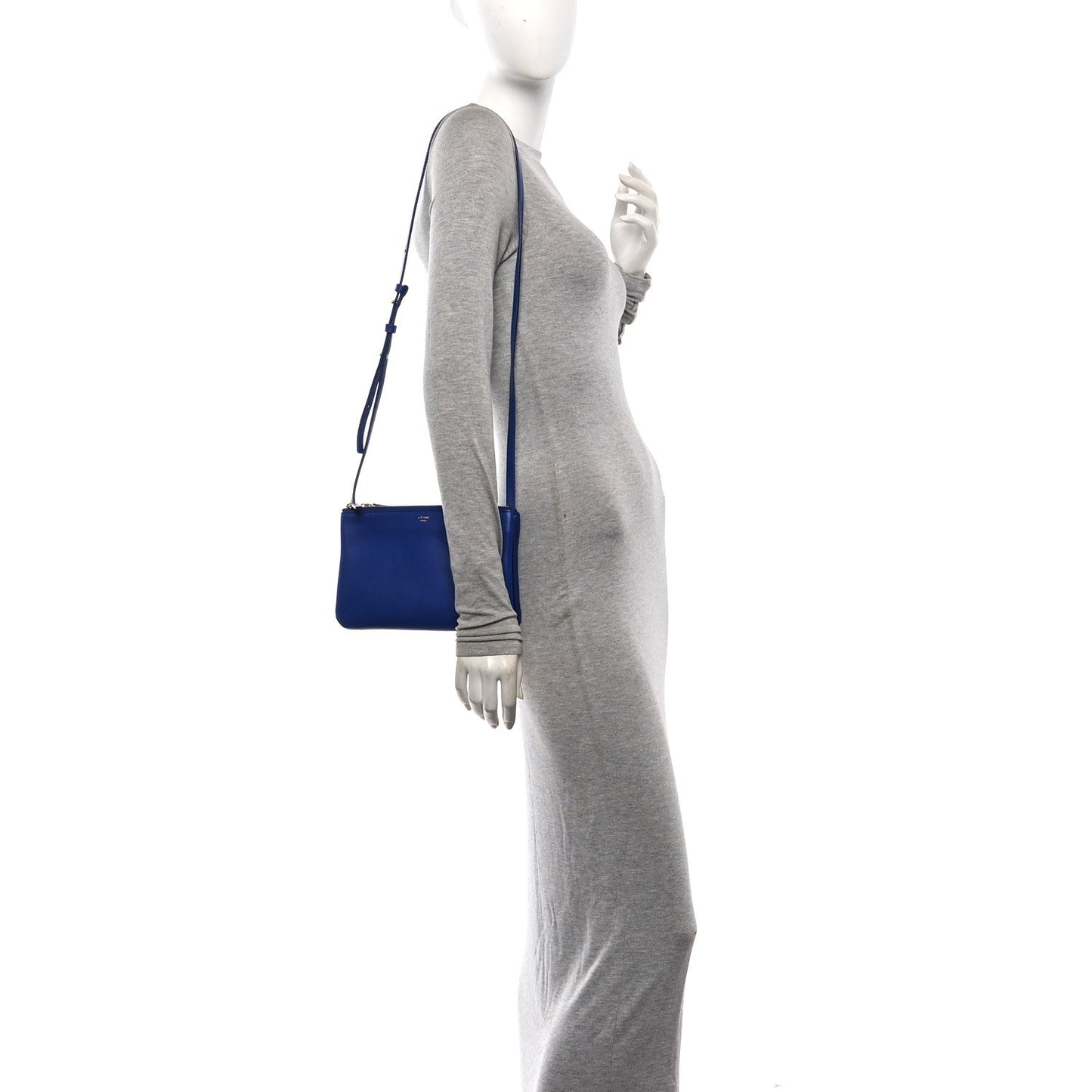 Lambskin Small Trio Crossbody Bag Indigo