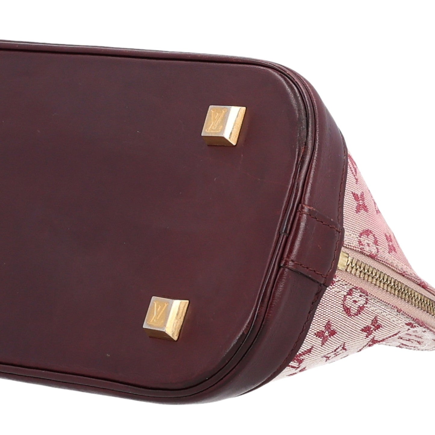Mini Monogram Alma Long Cherry