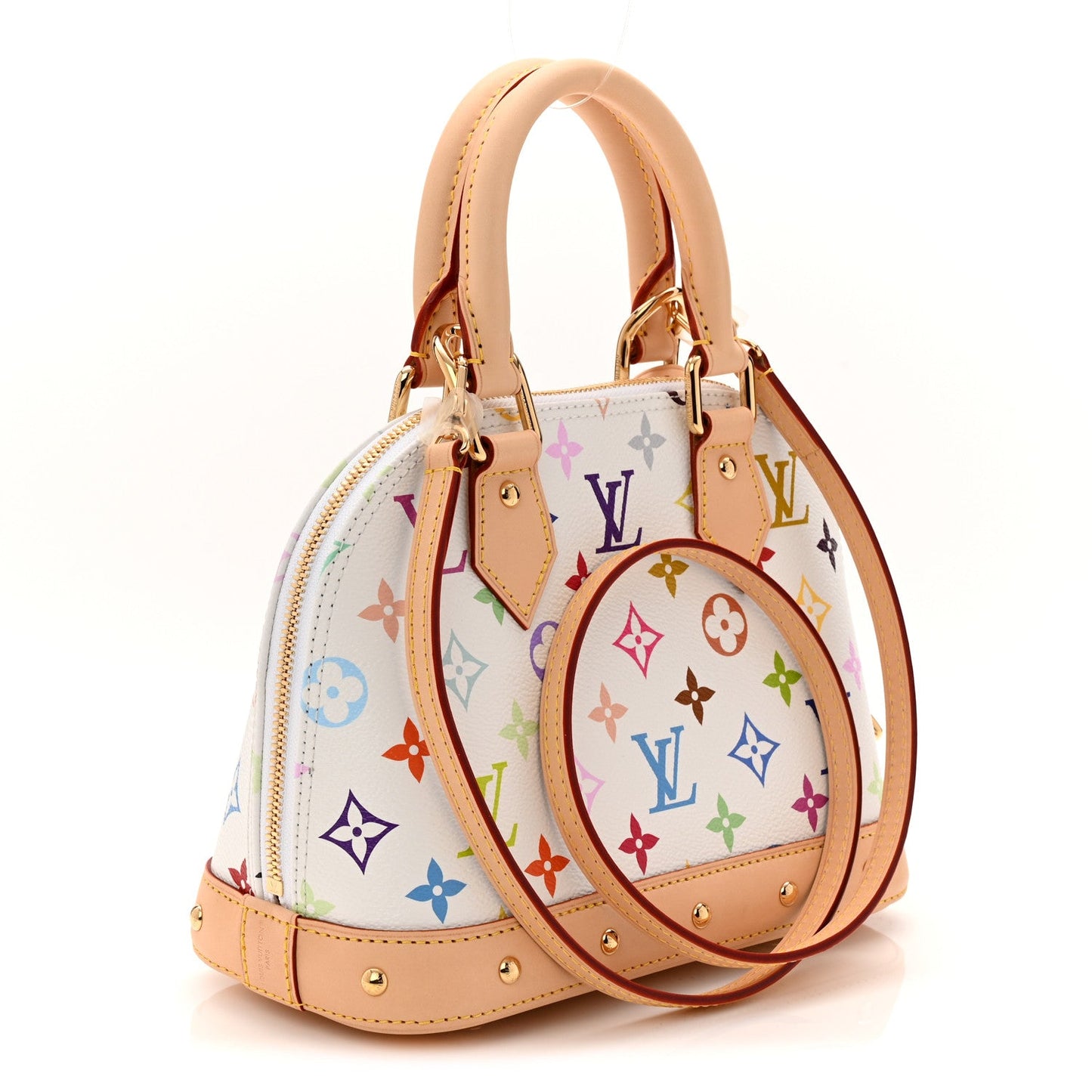 LV x TM Monogram Multicolor Alma BB White
