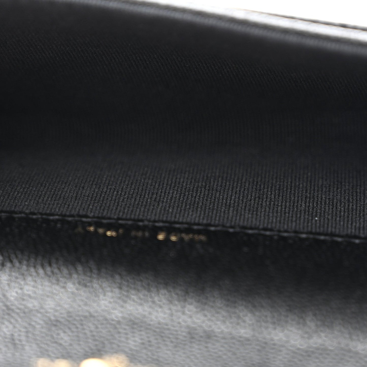 Caviar Quilted Boy Flap Card Holder Black