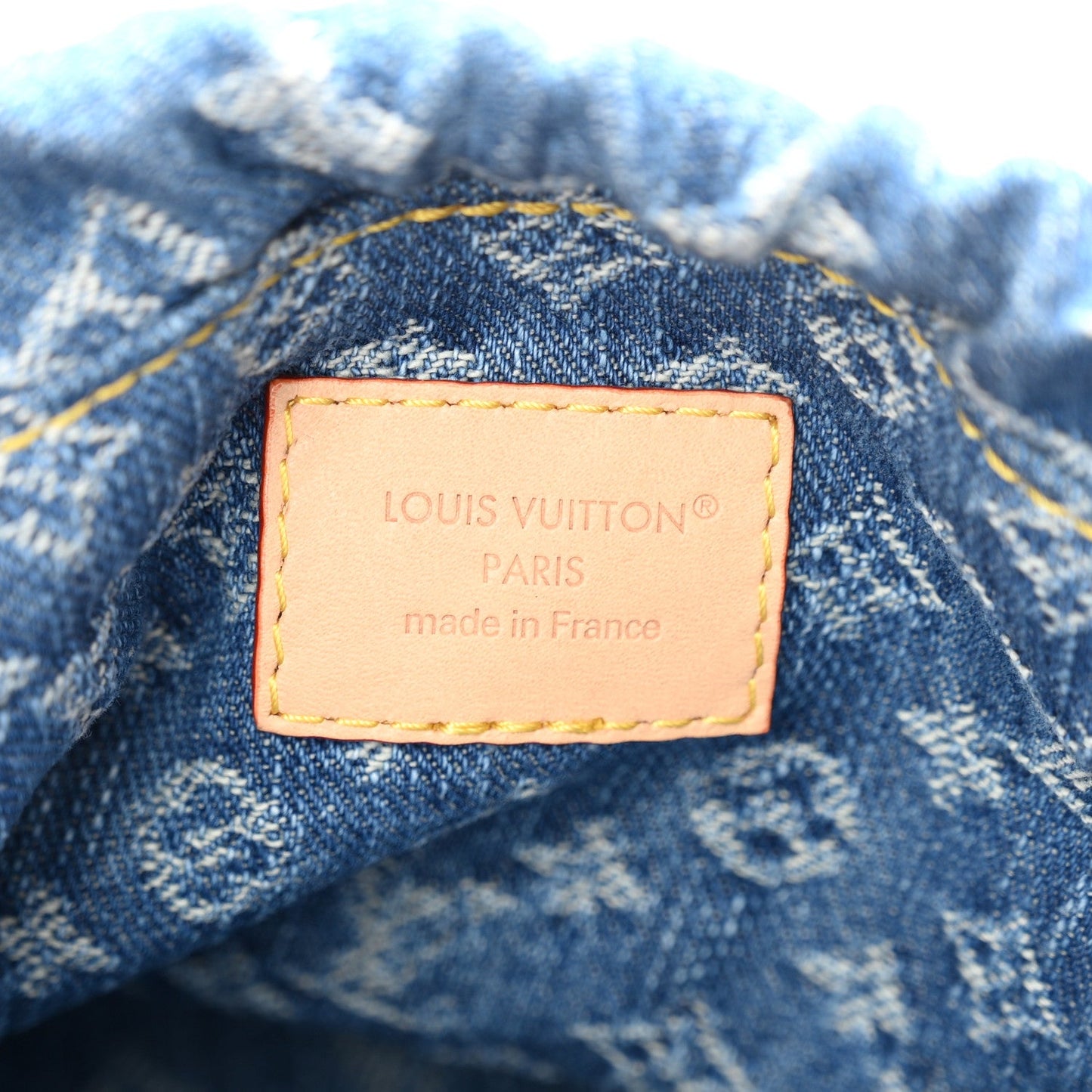Monogram Denim Nano Noe Blue
