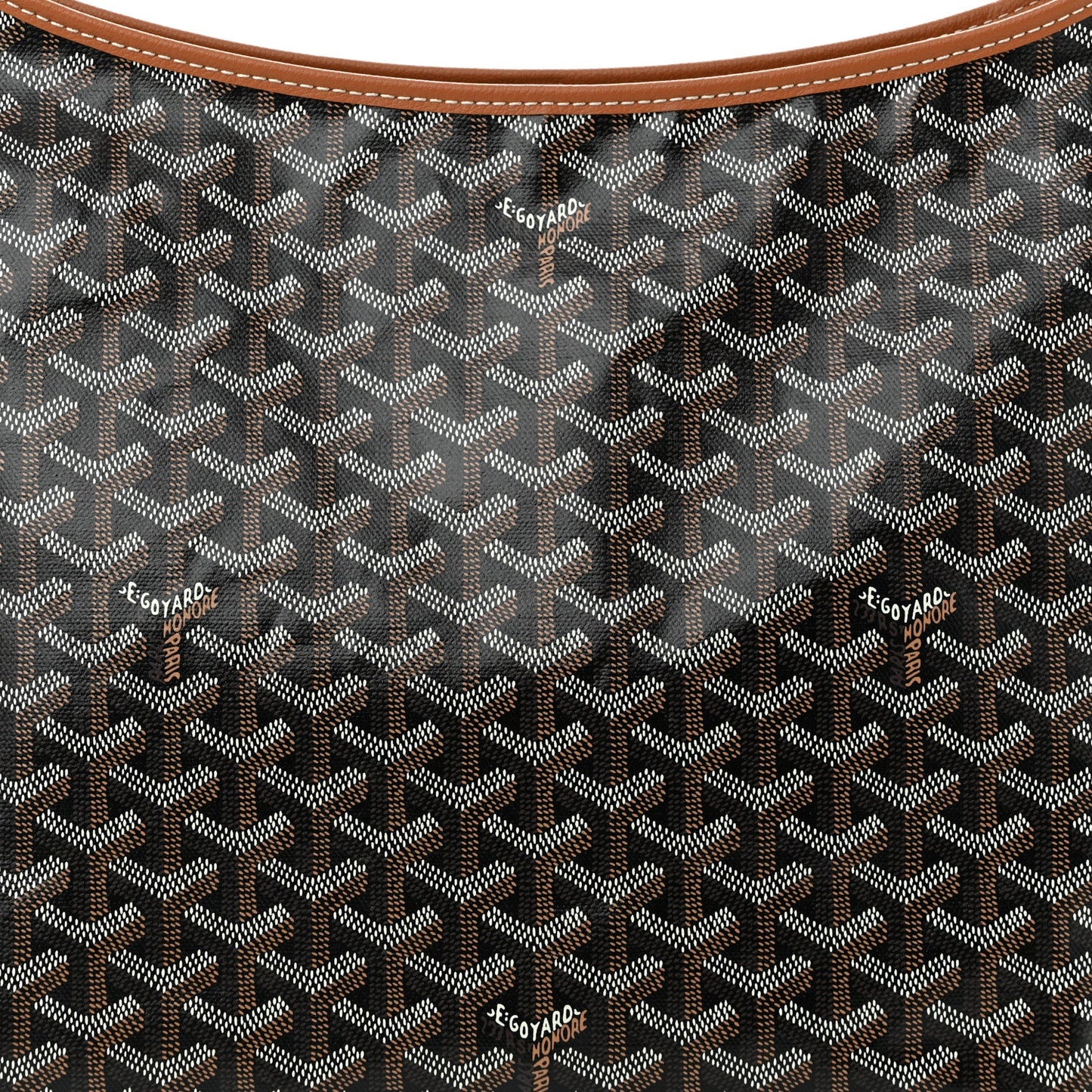 Goyardine Boheme Hobo Black Gold