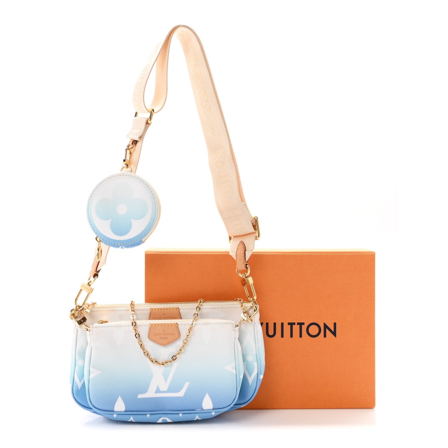 Monogram Giant By The Pool Multi Pochette Accessories Blue