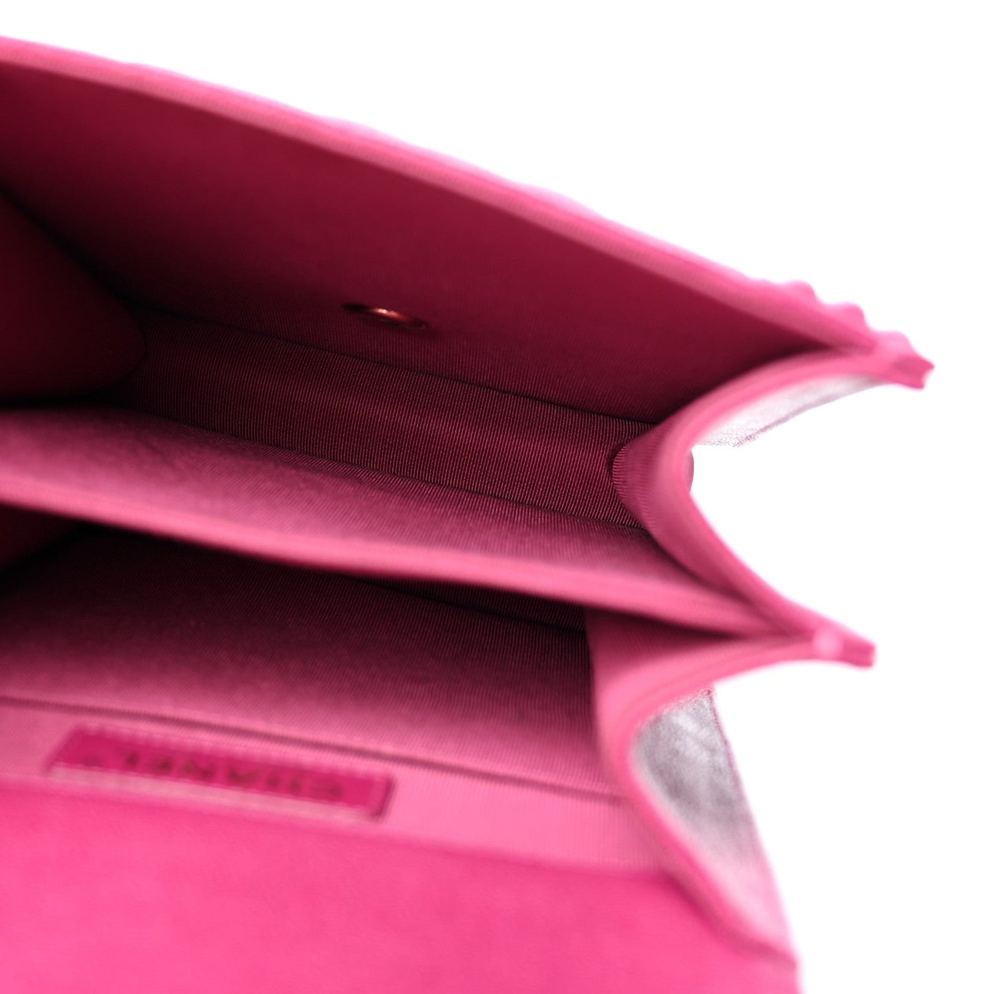 Caviar Quilted North South Boy Flap Fuchsia