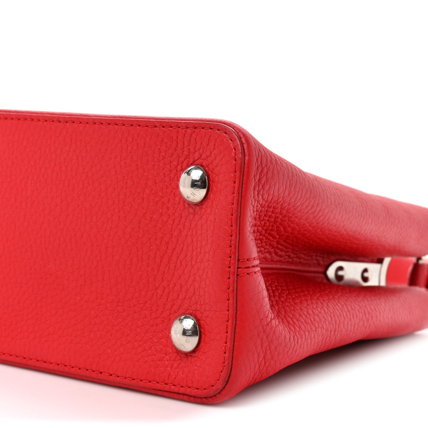 Taurillon Capucines PM Rubis