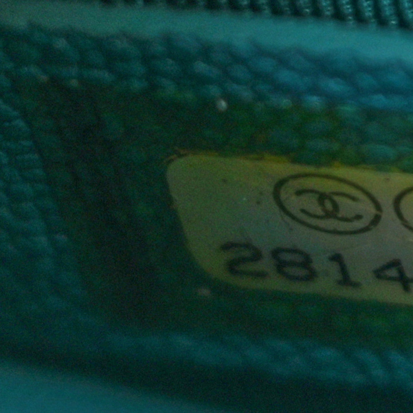 Caviar Quilted North South Boy Flap Turquoise