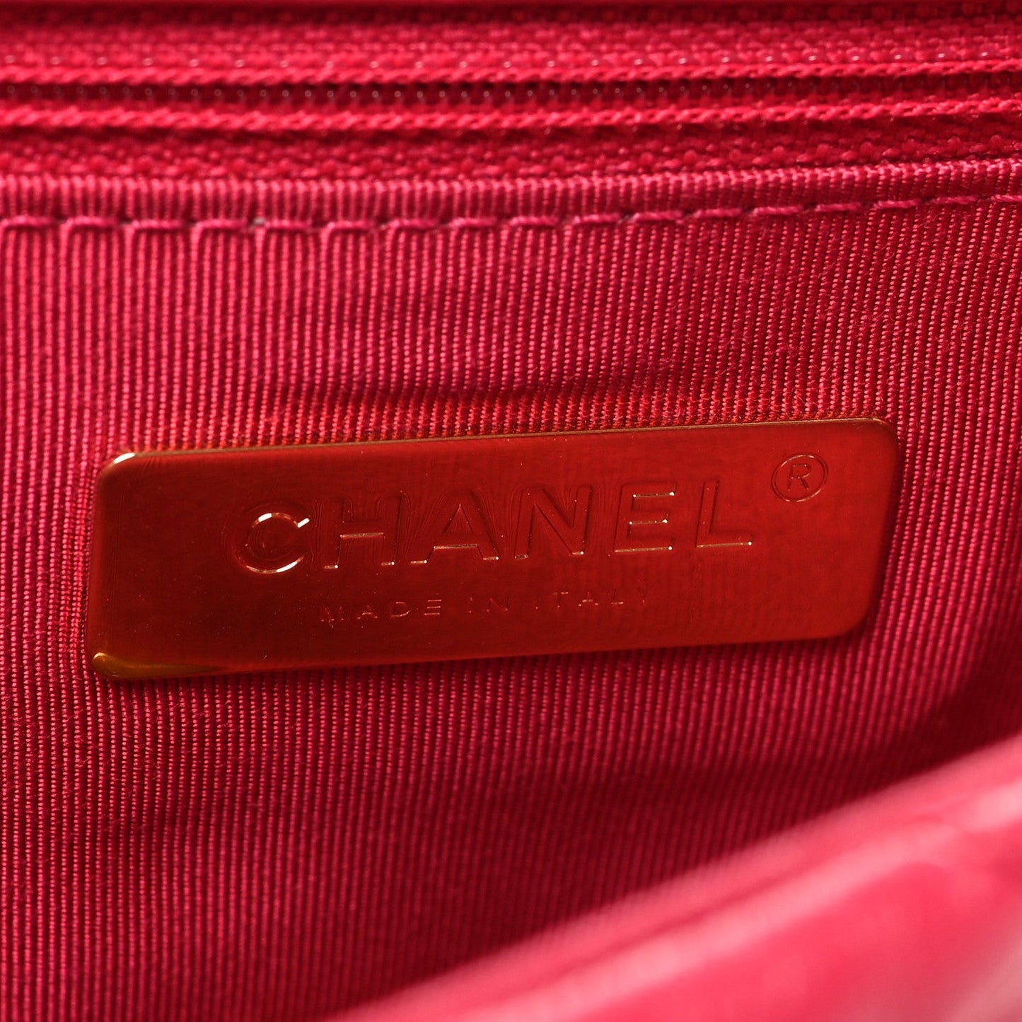 Lambskin Quilted Medium Chanel 19 Flap Dark Pink