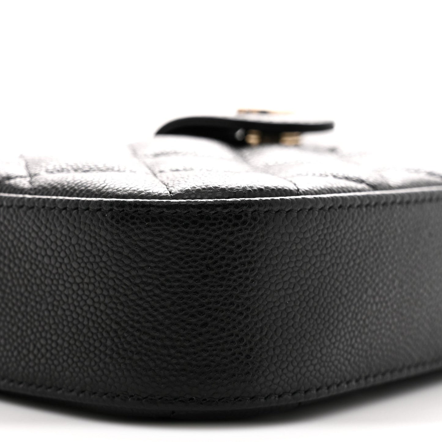 Caviar Quilted Chain Camera Bag Black