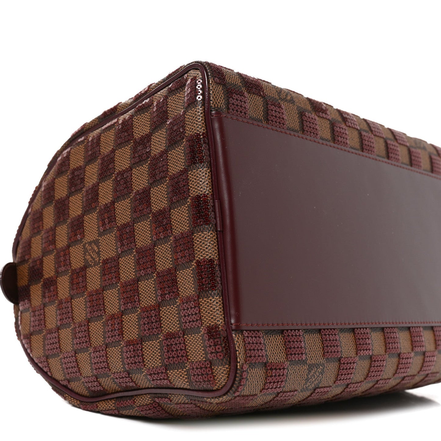 Damier Paillettes Speedy 30 Rouge