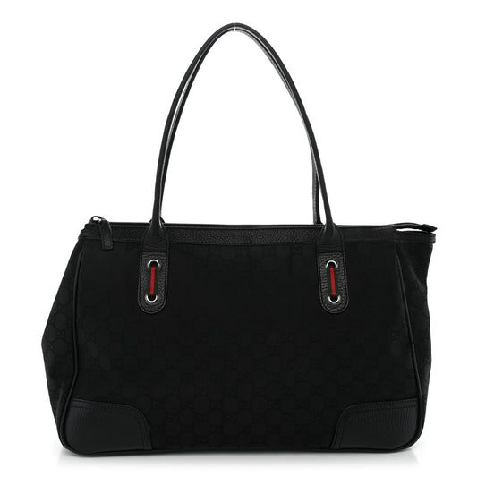 Crystal Monogram Medium Princy Tote Dark Brown