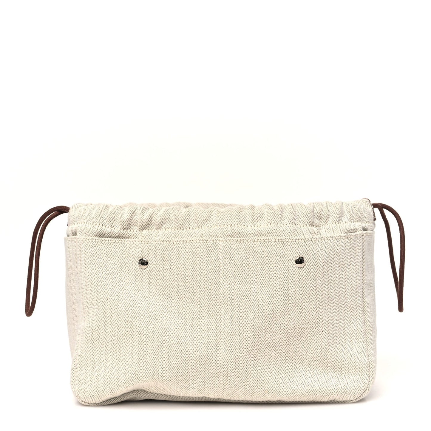 Canvas Barenia Fourbi 25 MM Bag Insert Natural Fauve