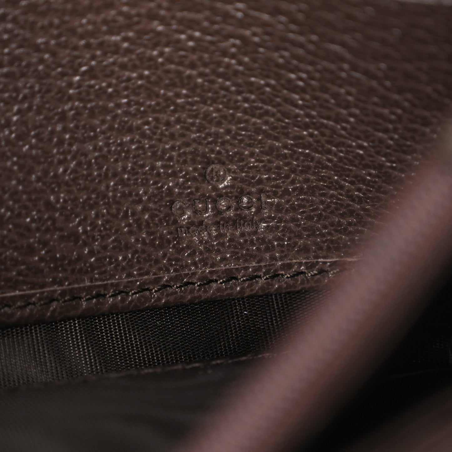 GG Supreme Monogram Web Ophidia Continental Wallet Brown